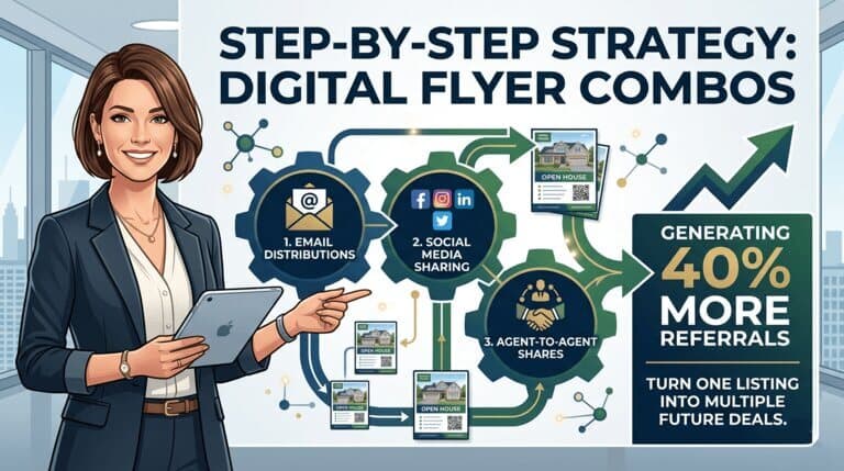 Step-by-Step Strategy: Using Digital Flyer Combos (Email + Social + Agent Shares) to Generate 40% More Referrals
