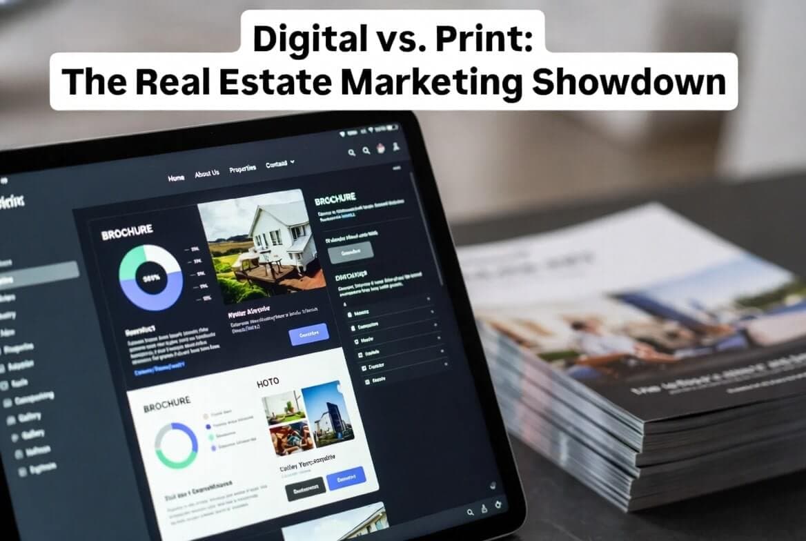 Why Digital Brochures Beat Printed Flyers (+ How to Leverage Both for Real Estate Lead Generation)
